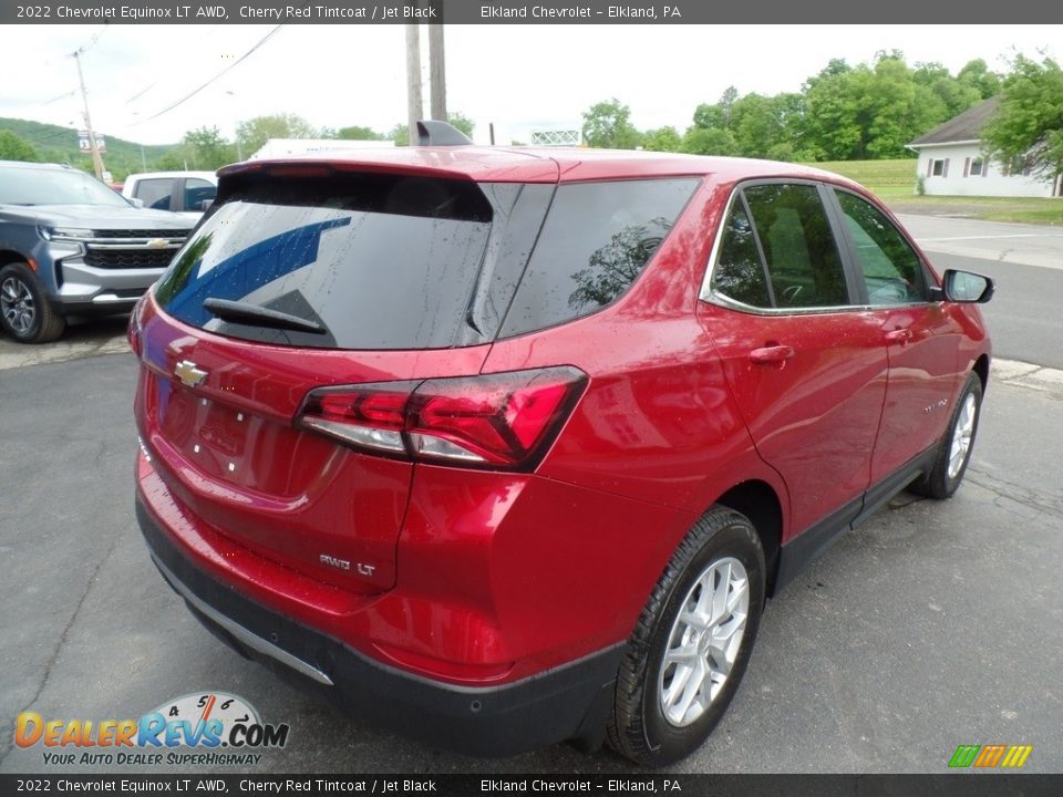 2022 Chevrolet Equinox LT AWD Cherry Red Tintcoat / Jet Black Photo #7