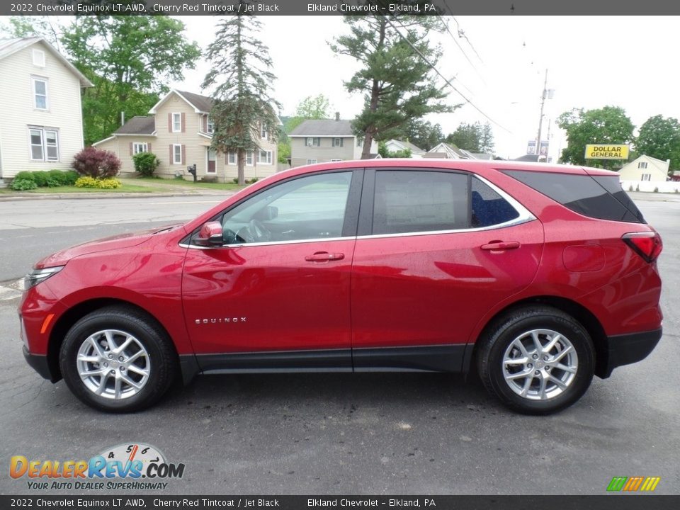 2022 Chevrolet Equinox LT AWD Cherry Red Tintcoat / Jet Black Photo #10