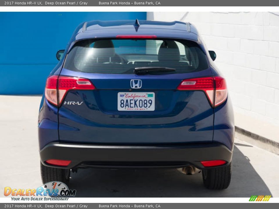 2017 Honda HR-V LX Deep Ocean Pearl / Gray Photo #11