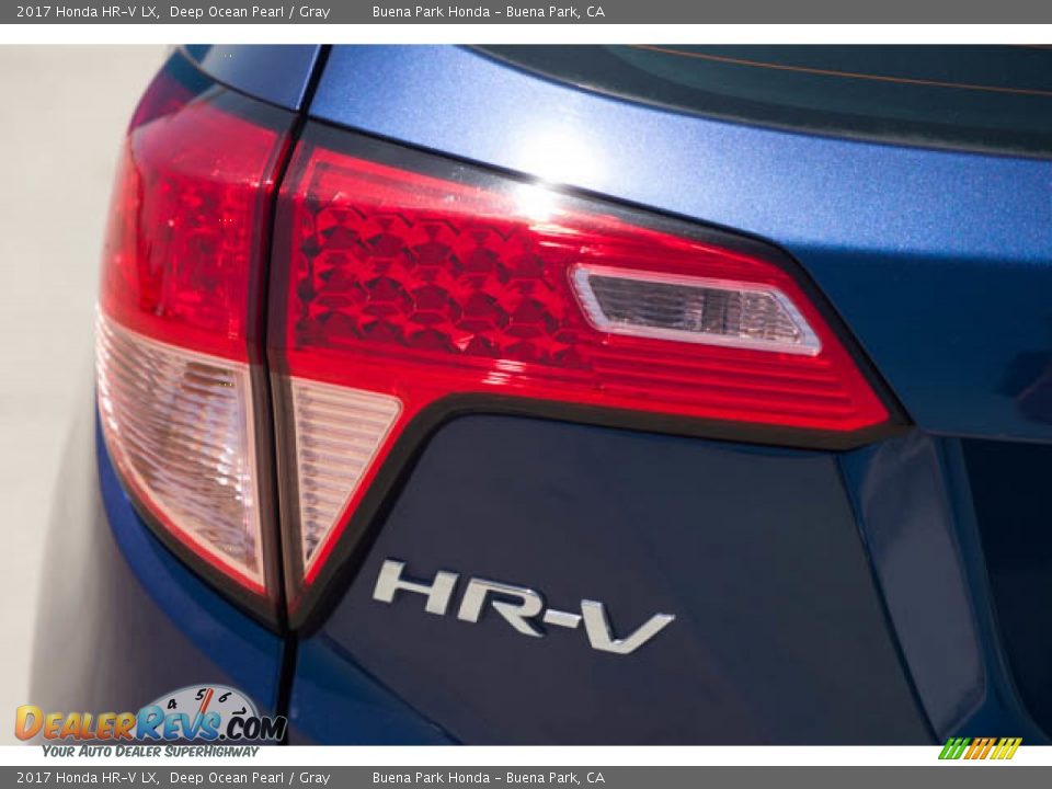 2017 Honda HR-V LX Deep Ocean Pearl / Gray Photo #12