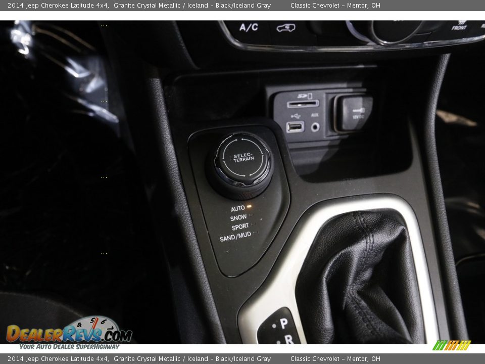 2014 Jeep Cherokee Latitude 4x4 Granite Crystal Metallic / Iceland - Black/Iceland Gray Photo #14