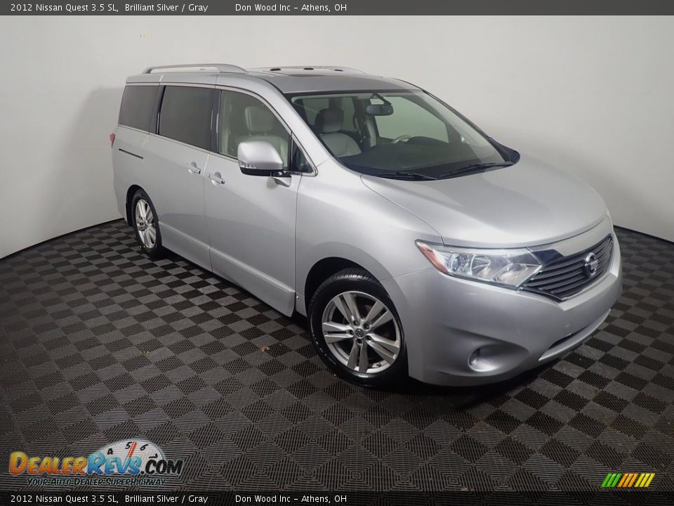 2012 Nissan Quest 3.5 SL Brilliant Silver / Gray Photo #5