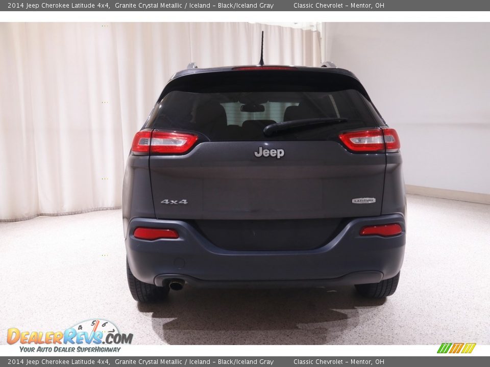 2014 Jeep Cherokee Latitude 4x4 Granite Crystal Metallic / Iceland - Black/Iceland Gray Photo #19