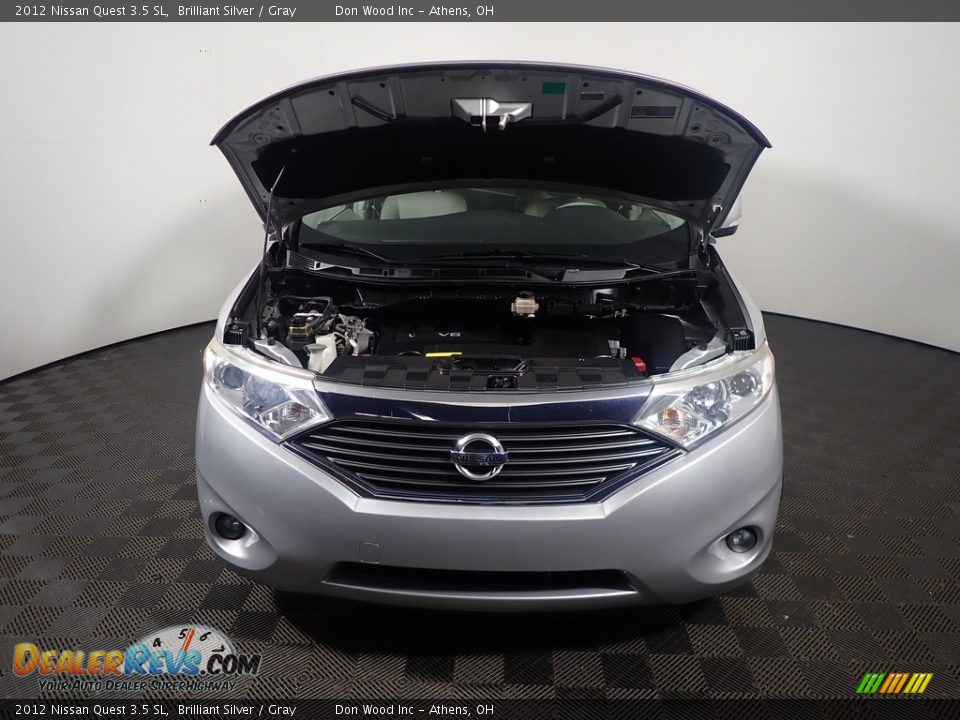 2012 Nissan Quest 3.5 SL Brilliant Silver / Gray Photo #8