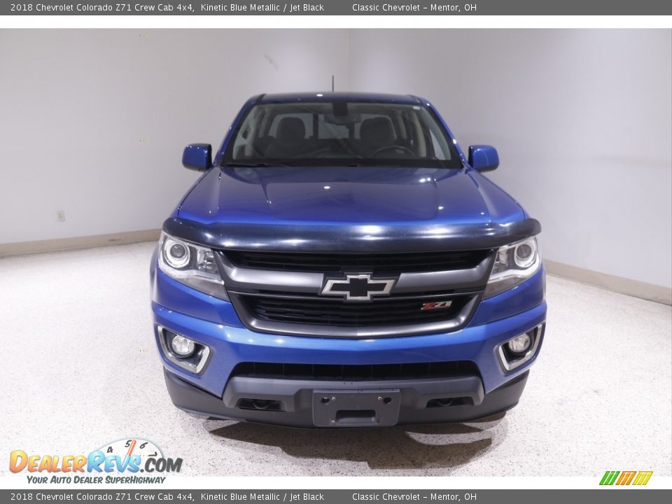 2018 Chevrolet Colorado Z71 Crew Cab 4x4 Kinetic Blue Metallic / Jet Black Photo #2