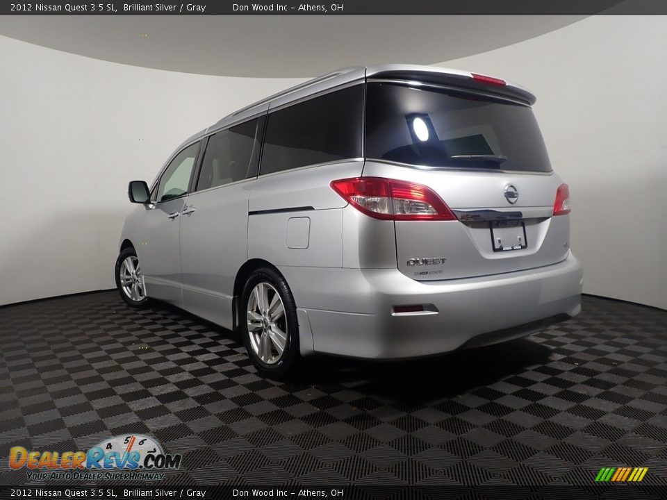 2012 Nissan Quest 3.5 SL Brilliant Silver / Gray Photo #13