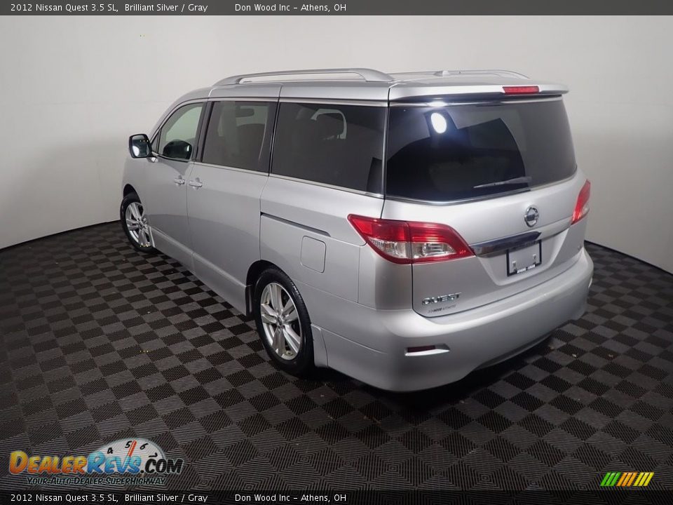 2012 Nissan Quest 3.5 SL Brilliant Silver / Gray Photo #14