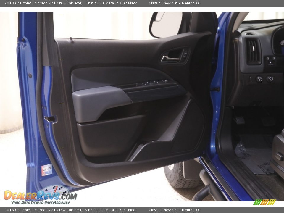 2018 Chevrolet Colorado Z71 Crew Cab 4x4 Kinetic Blue Metallic / Jet Black Photo #4