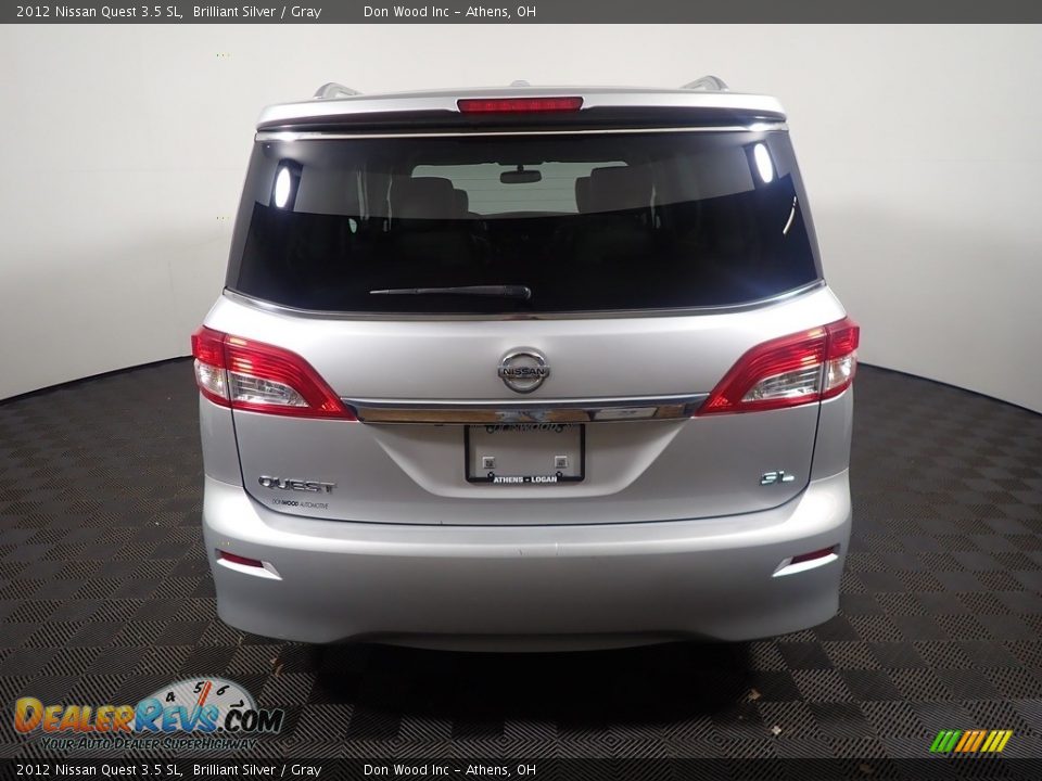 2012 Nissan Quest 3.5 SL Brilliant Silver / Gray Photo #15