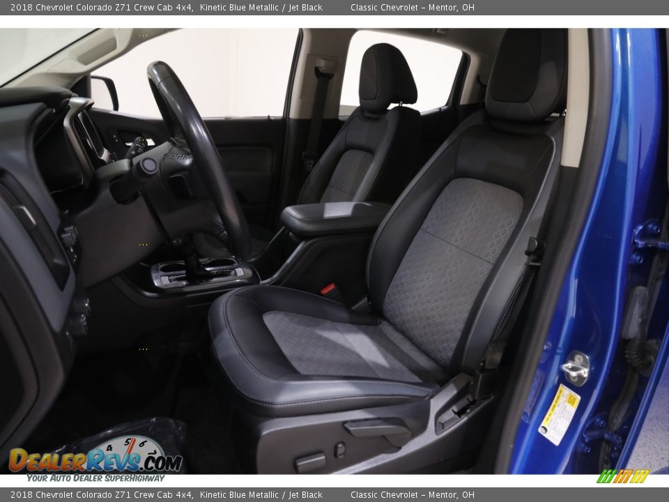 2018 Chevrolet Colorado Z71 Crew Cab 4x4 Kinetic Blue Metallic / Jet Black Photo #5