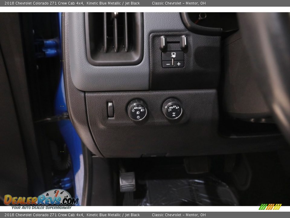 2018 Chevrolet Colorado Z71 Crew Cab 4x4 Kinetic Blue Metallic / Jet Black Photo #6