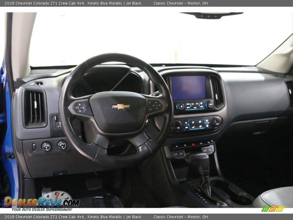 2018 Chevrolet Colorado Z71 Crew Cab 4x4 Kinetic Blue Metallic / Jet Black Photo #7