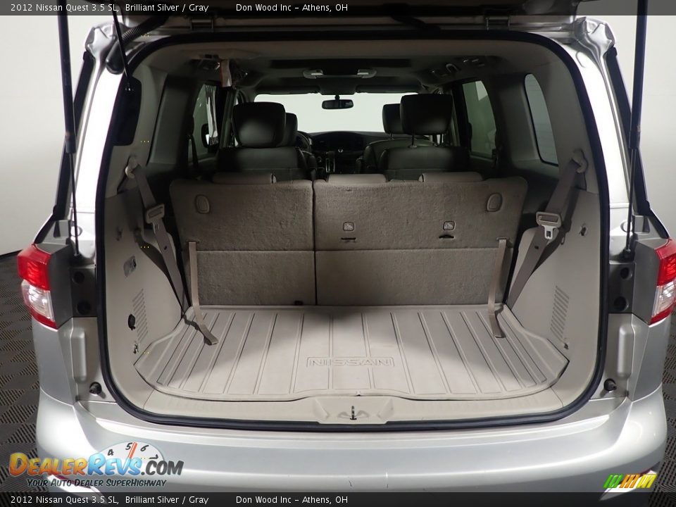 2012 Nissan Quest 3.5 SL Brilliant Silver / Gray Photo #18