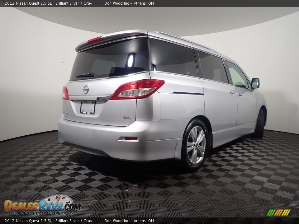 2012 Nissan Quest 3.5 SL Brilliant Silver / Gray Photo #19