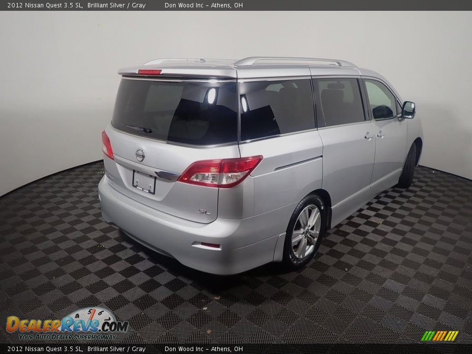 2012 Nissan Quest 3.5 SL Brilliant Silver / Gray Photo #20