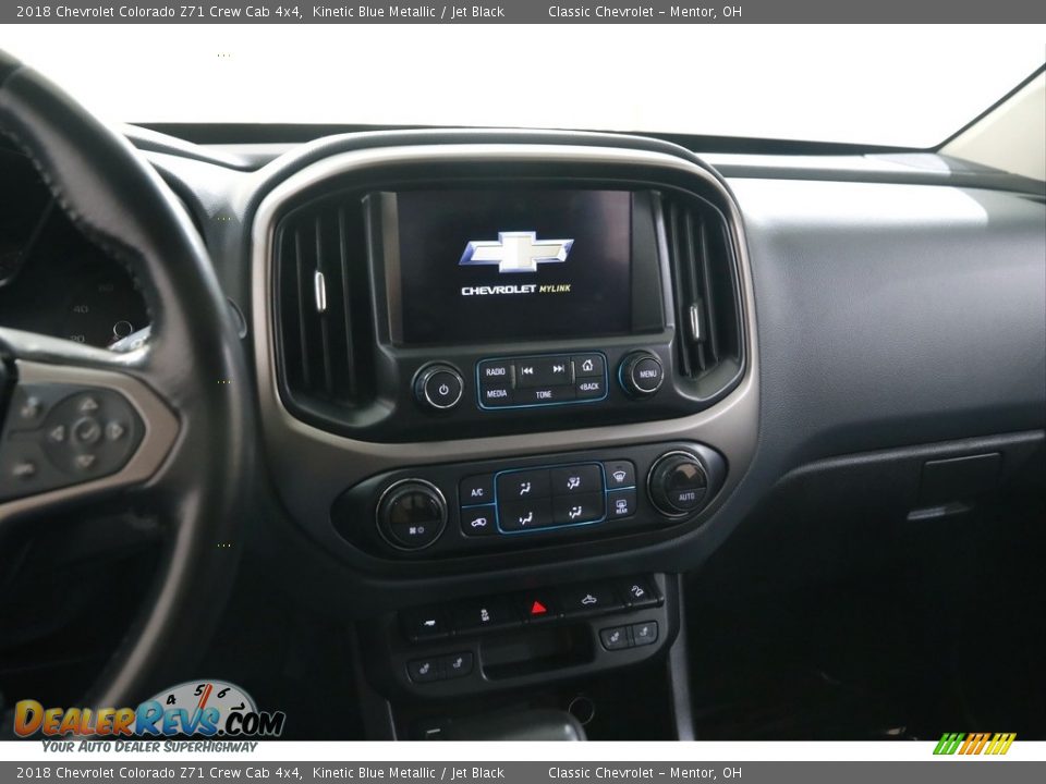 2018 Chevrolet Colorado Z71 Crew Cab 4x4 Kinetic Blue Metallic / Jet Black Photo #10