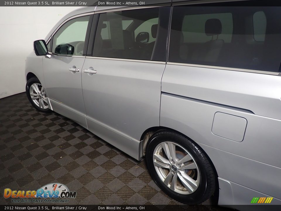 2012 Nissan Quest 3.5 SL Brilliant Silver / Gray Photo #21