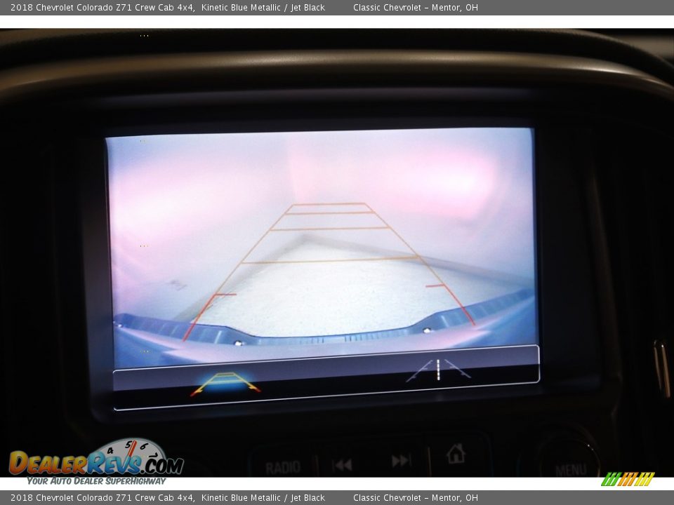 2018 Chevrolet Colorado Z71 Crew Cab 4x4 Kinetic Blue Metallic / Jet Black Photo #14