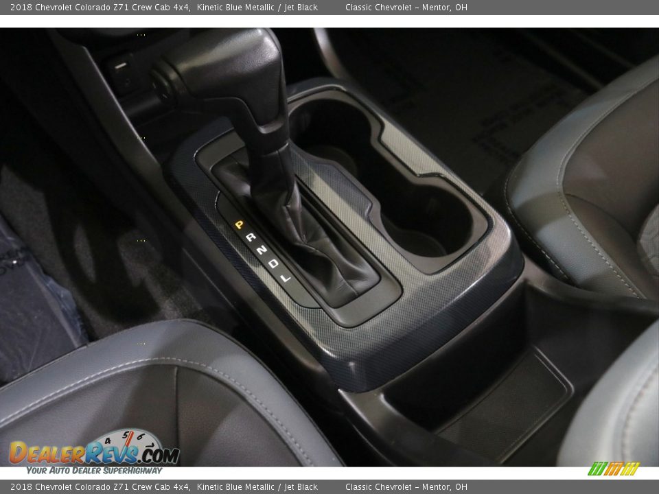 2018 Chevrolet Colorado Z71 Crew Cab 4x4 Kinetic Blue Metallic / Jet Black Photo #16