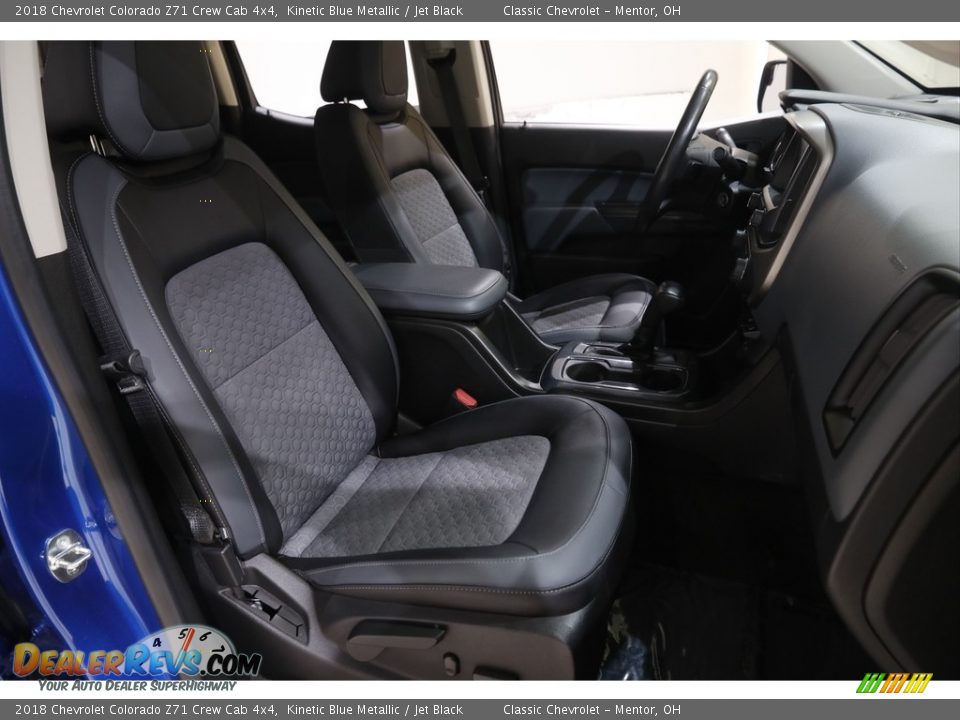 2018 Chevrolet Colorado Z71 Crew Cab 4x4 Kinetic Blue Metallic / Jet Black Photo #17