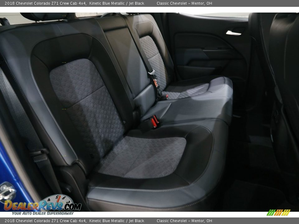 2018 Chevrolet Colorado Z71 Crew Cab 4x4 Kinetic Blue Metallic / Jet Black Photo #18