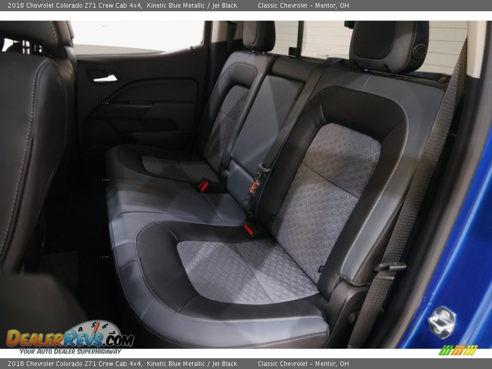 2018 Chevrolet Colorado Z71 Crew Cab 4x4 Kinetic Blue Metallic / Jet Black Photo #19
