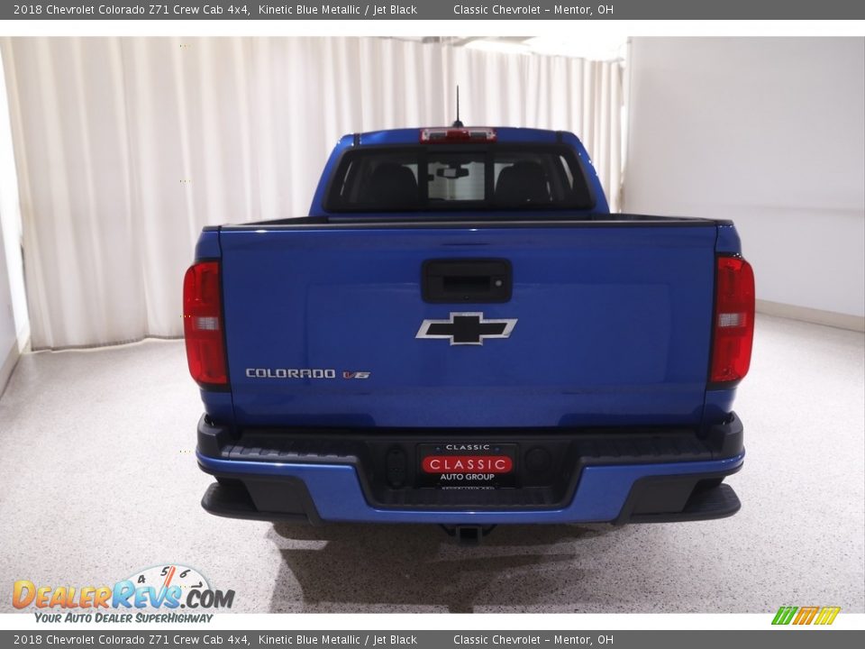 2018 Chevrolet Colorado Z71 Crew Cab 4x4 Kinetic Blue Metallic / Jet Black Photo #20