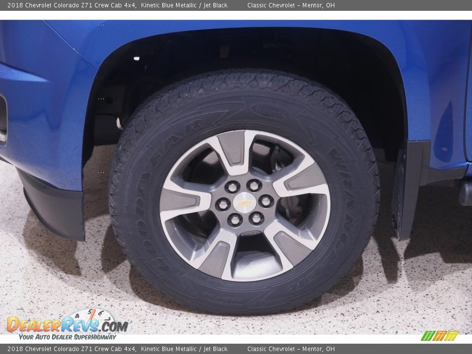 2018 Chevrolet Colorado Z71 Crew Cab 4x4 Kinetic Blue Metallic / Jet Black Photo #21