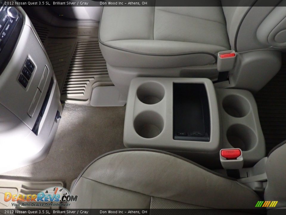 2012 Nissan Quest 3.5 SL Brilliant Silver / Gray Photo #32