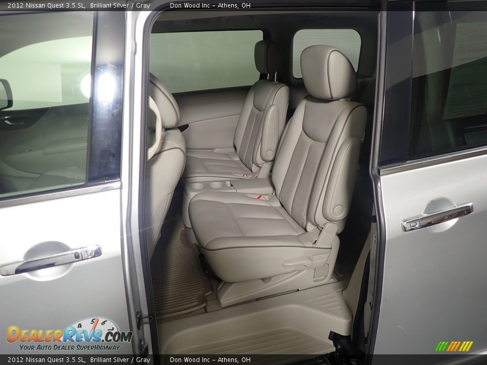 2012 Nissan Quest 3.5 SL Brilliant Silver / Gray Photo #34