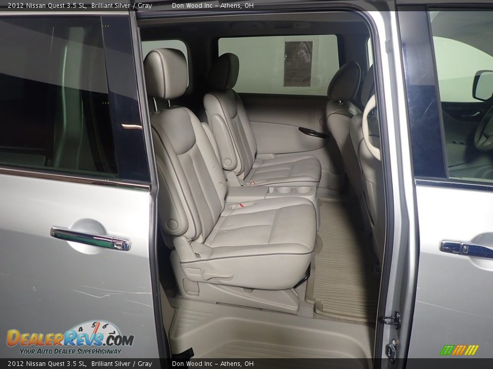 2012 Nissan Quest 3.5 SL Brilliant Silver / Gray Photo #36