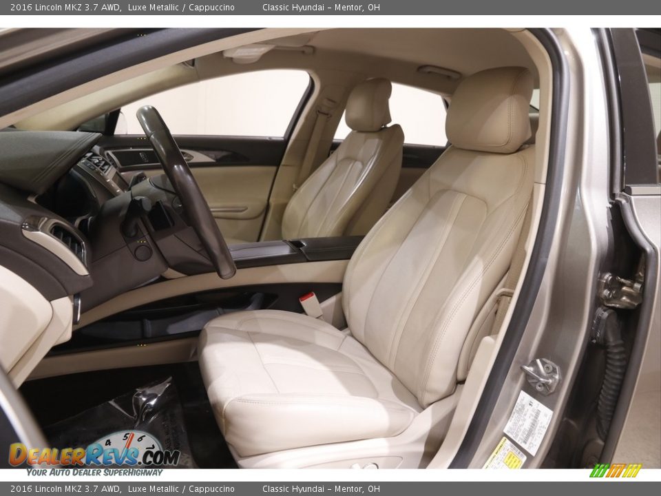 Front Seat of 2016 Lincoln MKZ 3.7 AWD Photo #6