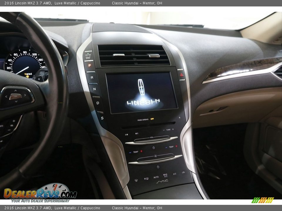 2016 Lincoln MKZ 3.7 AWD Luxe Metallic / Cappuccino Photo #10