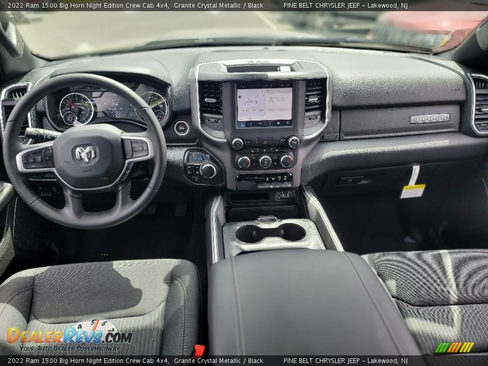 2022 Ram 1500 Big Horn Night Edition Crew Cab 4x4 Granite Crystal Metallic / Black Photo #9