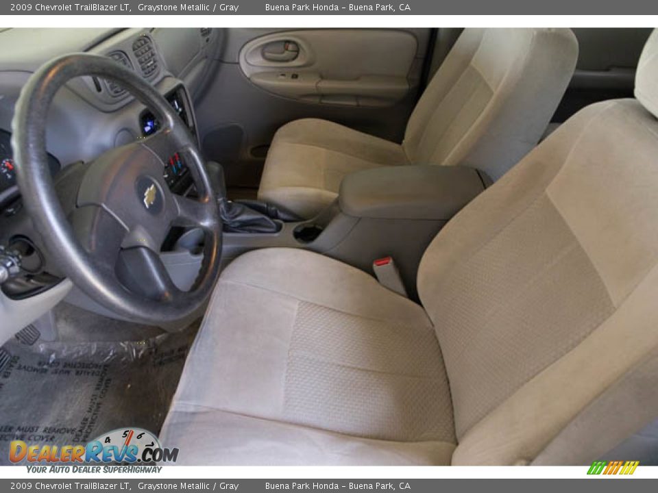 2009 Chevrolet TrailBlazer LT Graystone Metallic / Gray Photo #3