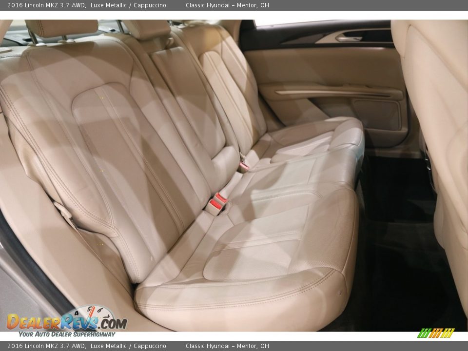 Rear Seat of 2016 Lincoln MKZ 3.7 AWD Photo #20