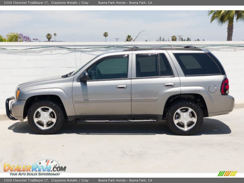 2009 Chevrolet TrailBlazer LT Graystone Metallic / Gray Photo #8