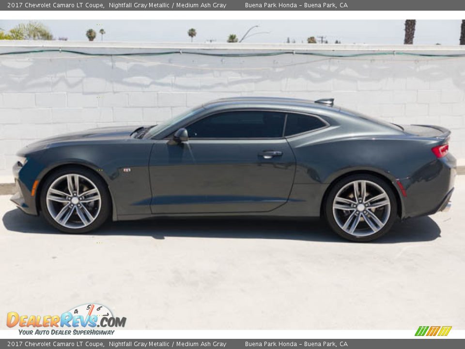 2017 Chevrolet Camaro LT Coupe Nightfall Gray Metallic / Medium Ash Gray Photo #8