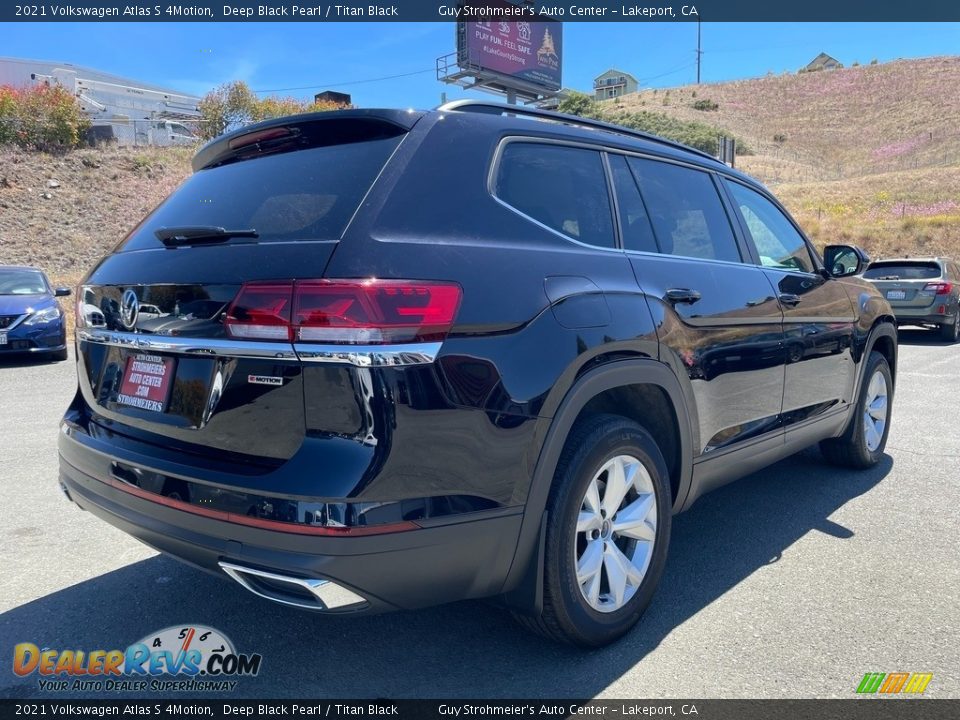 2021 Volkswagen Atlas S 4Motion Deep Black Pearl / Titan Black Photo #7