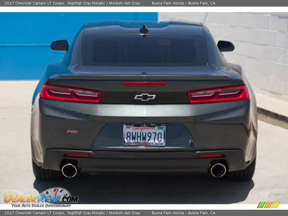 2017 Chevrolet Camaro LT Coupe Nightfall Gray Metallic / Medium Ash Gray Photo #9