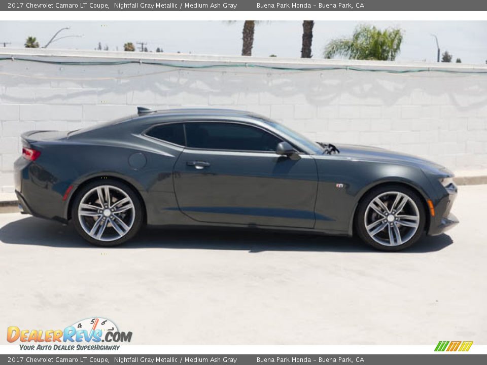 2017 Chevrolet Camaro LT Coupe Nightfall Gray Metallic / Medium Ash Gray Photo #12