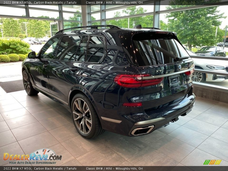 2022 BMW X7 M50i Carbon Black Metallic / Tartufo Photo #2