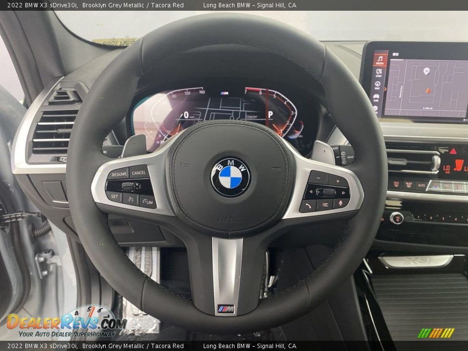 2022 BMW X3 sDrive30i Steering Wheel Photo #14