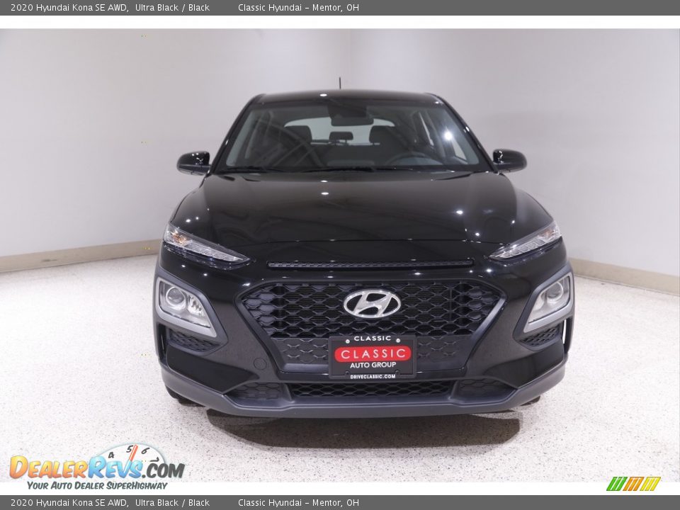 2020 Hyundai Kona SE AWD Ultra Black / Black Photo #2