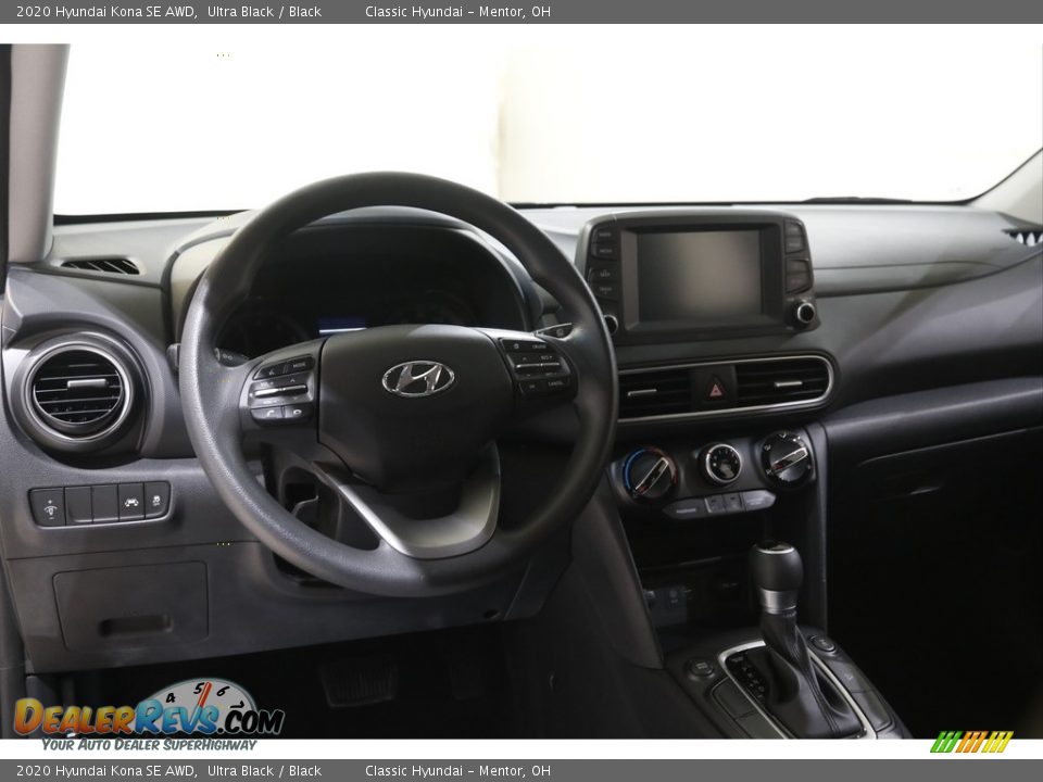 2020 Hyundai Kona SE AWD Ultra Black / Black Photo #6