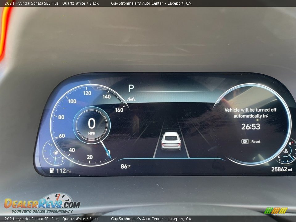 2021 Hyundai Sonata SEL Plus Quartz White / Black Photo #11