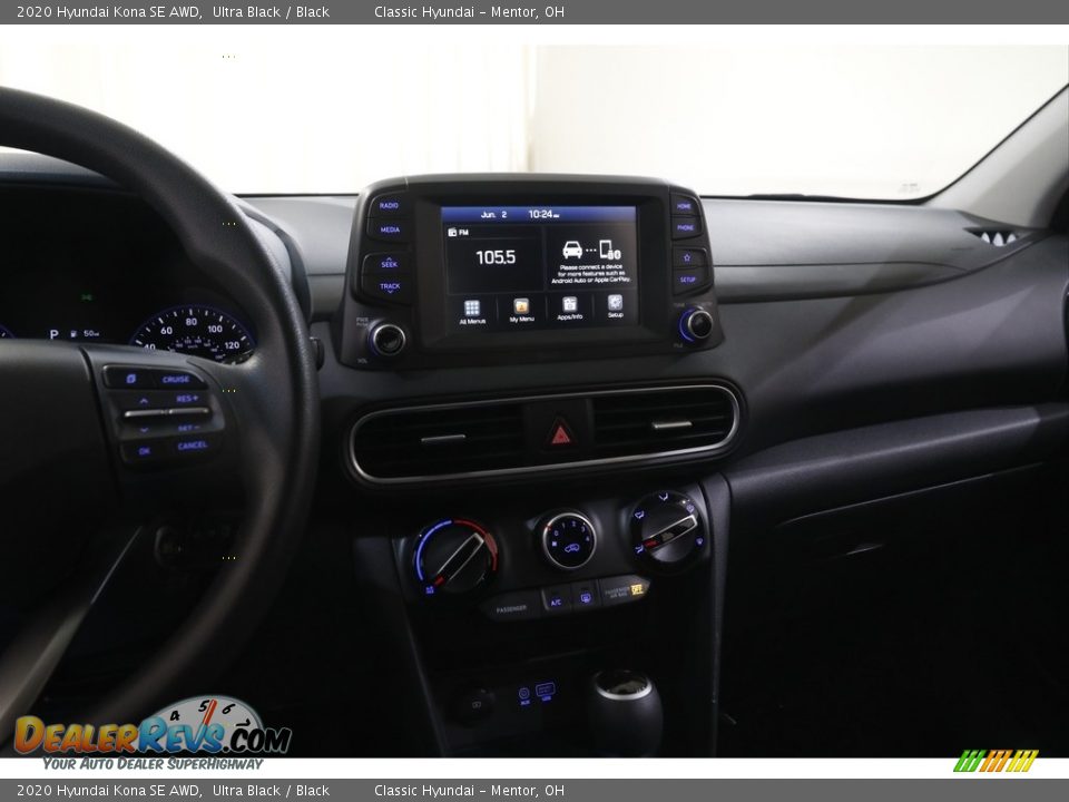 2020 Hyundai Kona SE AWD Ultra Black / Black Photo #9