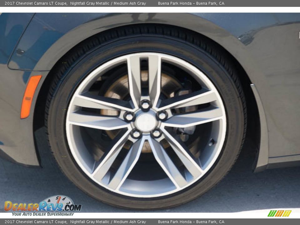 2017 Chevrolet Camaro LT Coupe Nightfall Gray Metallic / Medium Ash Gray Photo #29