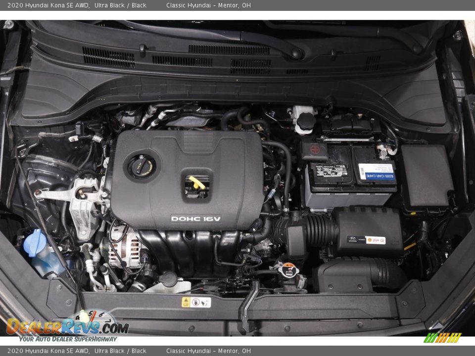 2020 Hyundai Kona SE AWD Ultra Black / Black Photo #18