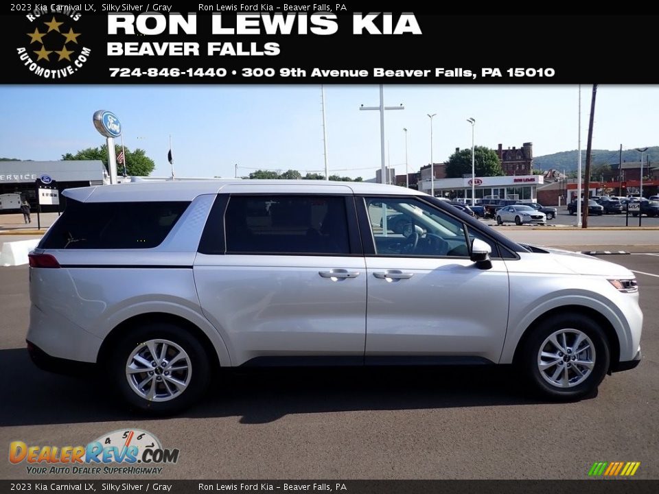 2023 Kia Carnival LX Silky Silver / Gray Photo #1